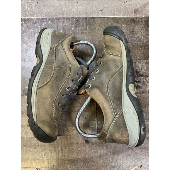 Keen presidio ii womens size 6.5 brown lace up comfort walking hiking - Picture 4 of 10